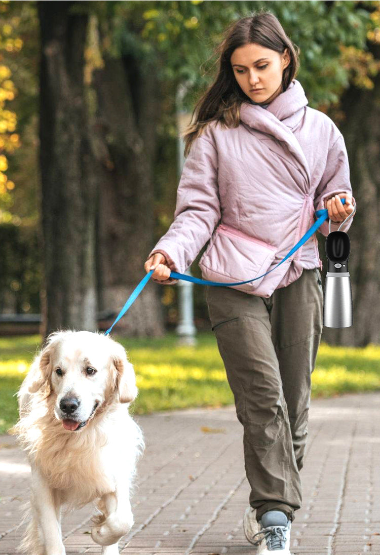 Double-Walled Insulated Pet Travel Water Bottle