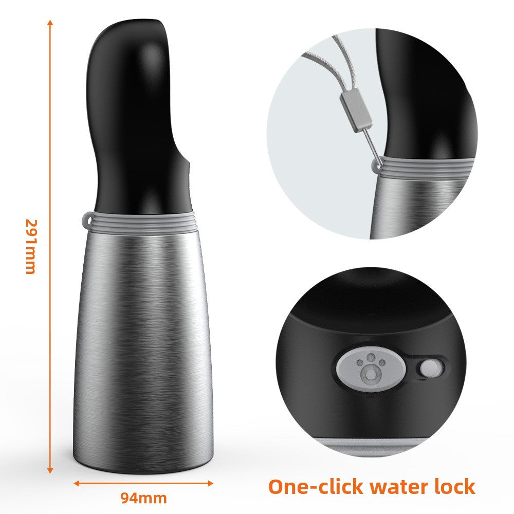 Double-Walled Insulated Pet Travel Water Bottle